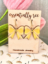 Load image into Gallery viewer, Ribbon Bows Drop Earrings