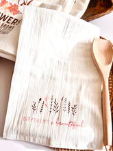Load image into Gallery viewer, Handmade Cotton Kitchen Towels Flowers