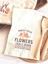Load image into Gallery viewer, Handmade Kitchen Towel  Flowers