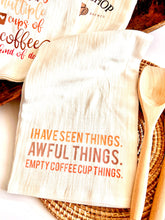 Load image into Gallery viewer, Handmade Cotton Kitchen Towel Coffee