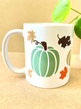 Load image into Gallery viewer, Ceramic Coffee Tea Mug Cup - Pumpkins Autumn Leaves