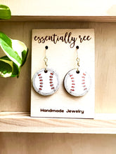 Load image into Gallery viewer, Baseball Earrings