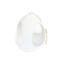 Load image into Gallery viewer, Large White Ceramic Hanging Pod