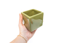 Load image into Gallery viewer, Ceramic Cube Container - Choose Your Color