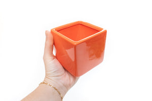 Ceramic Cube Container - Choose Your Color