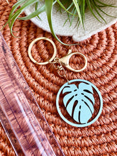 Load image into Gallery viewer, Monstera Leaf Keychain