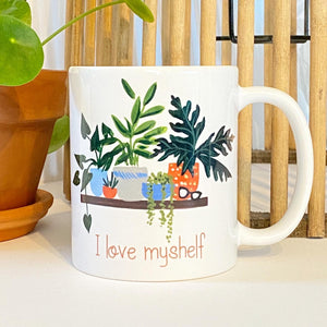 Ceramic Coffee Tea Mug Cup - I love myshelf