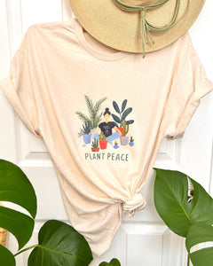 Plant Peace 100% Cotton Printed T-Shirt