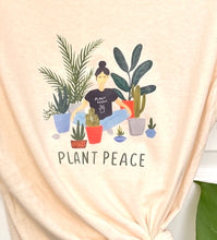 Load image into Gallery viewer, Plant Peace 100% Cotton Printed T-Shirt