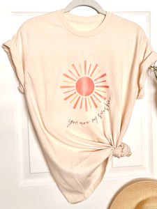“You are my Sunshine” 100% Cotton Printed T-Shirt
