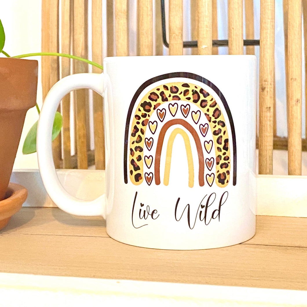 Ceramic Coffee Tea Mug Cup - Live Wild